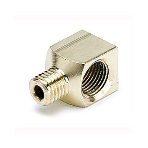 FITTING, ADAPTER, 90º, 1/8" NPTF FEMALE TO 1/8" COMPRESSION MALE, BRASS
