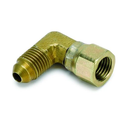 Autometer Fitting, Adapter, 90º, -4An Female To -4An Male, Steel, Accessories