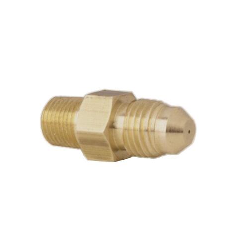 Autometer Fitting, Restrictor Adapter, -4An Male To 1/8" Npt (M), Steel, Fuel & Nitrous, Accessories