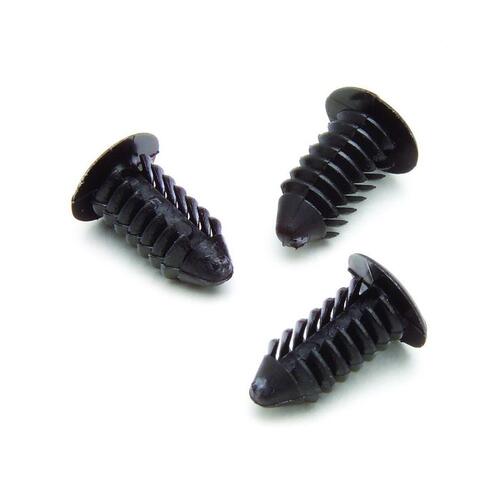 Autometer Ratchet Fasteners, 10 Pcs., Black, For Gauge Pod / Pillar Installation, Mounting Solutions