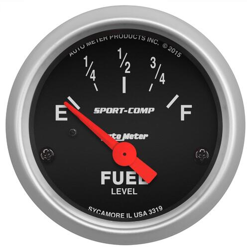 AUTOMETER 2-1/16" FUEL LEVEL 73-10 AIR CORE LINEAR SPORT COMP