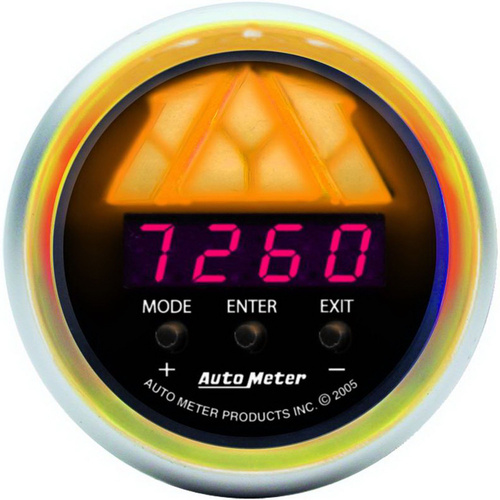 Autometer Gauge, Sport-Comp, Tachometer, Digital RPM w/ LED Shift Light, Each