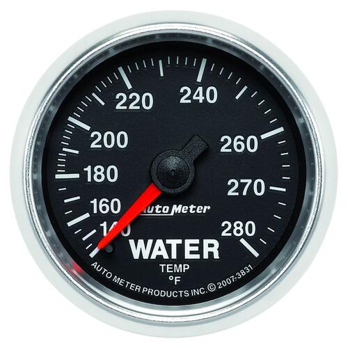 Autometer Gauge, Water Temp, 2 1/16", 140-280ºf, Mechanical, Gs, Gs