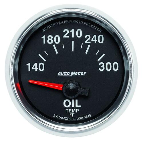 Autometer Gauge, Oil Temp, 2 1/16", 140-300ºf, Electric, Gs, Gs