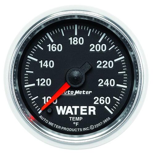 Autometer Gauge, Water Temp, 2 1/16", 100-260ºf, Digital Stepper Motor, Gs, Gs
