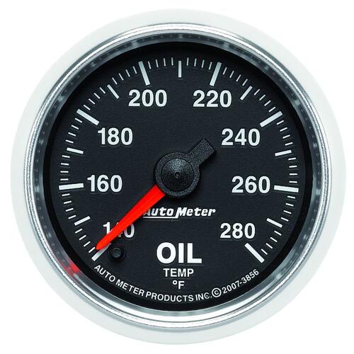 Autometer Gauge, Oil Temp, 2 1/16", 140-280ºf, Digital Stepper Motor, Gs, Gs