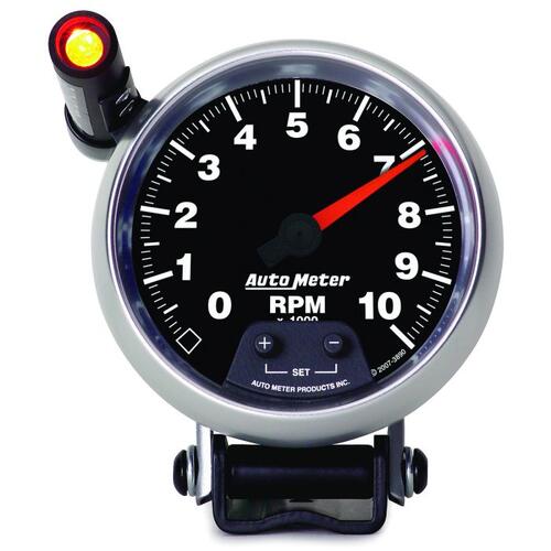 Autometer Gauge, Tachometer, 3 3/4", 10K Rpm, Pedestal W/ Ext. Quick-Lite, Gs, Gs