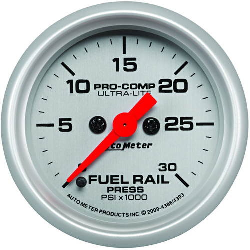 Autometer Gauge, RAIL PRESSURE (RAM 5.9L), 2 1/16 in., 30Kpsi, Digital Stepper Motor, UL
