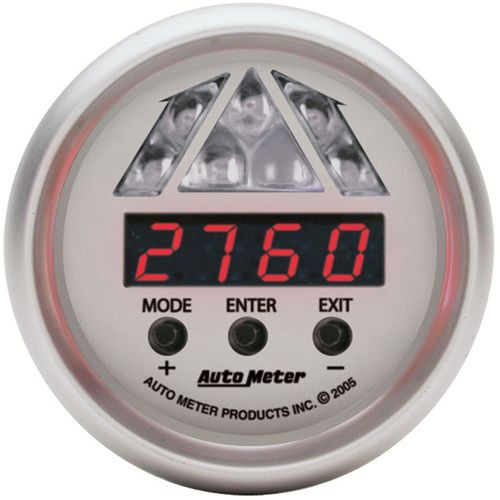 Autometer Gauge, Ultra-Lite, Tachometer, Digital RPM w/ LED Shift Light, Digital, Each