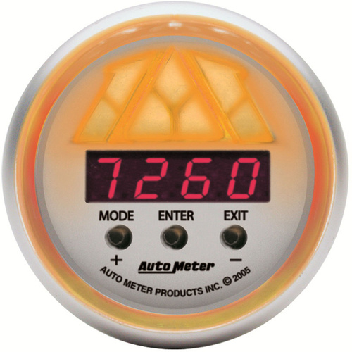 Autometer Gauge, Shift Light, DIG RPM w/ MULTI-COLOR LED LIGHT & Playback, DPSS LVL 3, UL