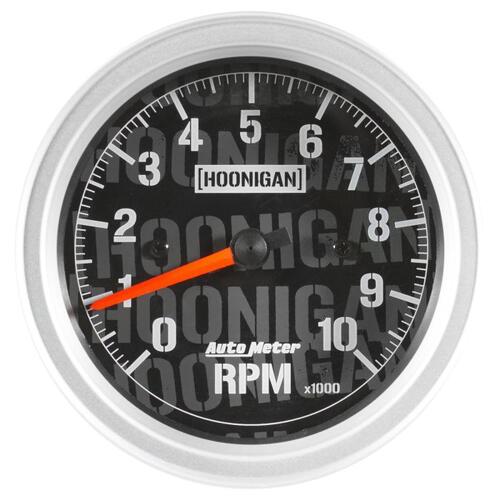 Autometer Gauge, Tachometer, 3 3/8", 10K Rpm, In-Dash, Hoonigan, Hoonigan