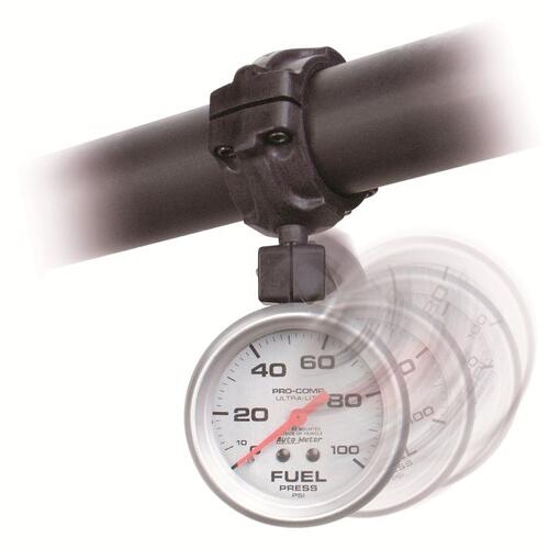 Autometer Gauge Mount, Roll Pod For 1.5" Roll Cage, Fits 2 5/8" Gauge, Black, Mounting Solutions