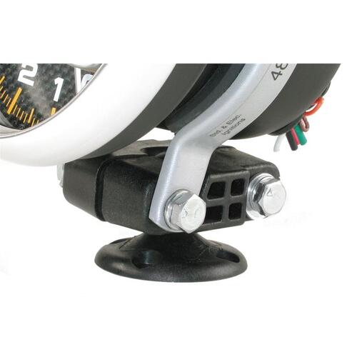 Autometer Gauge Mount, Roll Pod, Pedestal, Fits 5" Pedestal Tach, Black, Mounting Solutions