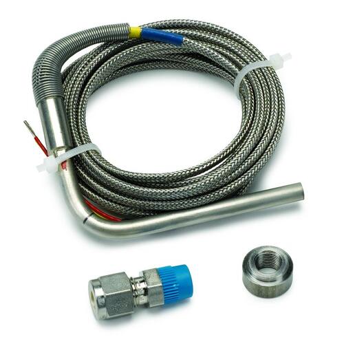 Autometer Tc Kit, Type K, 1/4" Dia, Open Tip, 10Ft, Incl Stainless Comp & Weld Boss, Accessories