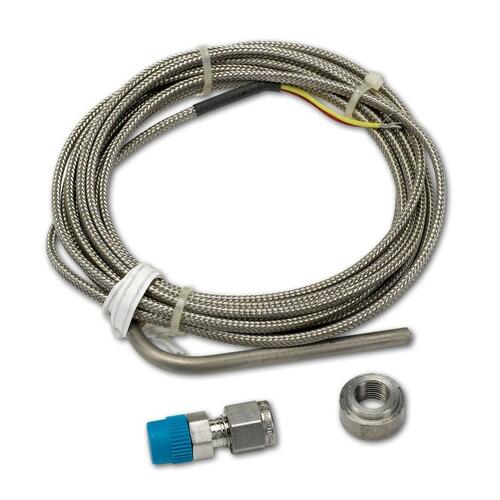 Autometer Tc Kit, Type K, 3/16" Dia, Open Tip, 10Ft, Incl Stainless Comp & Weld Boss, Accessories