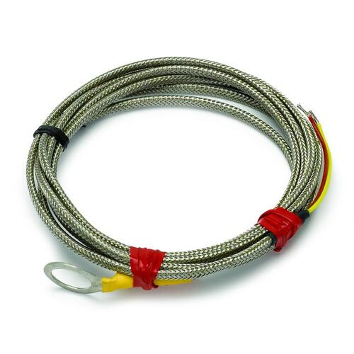 Autometer Thermocouple, Type K, Spark-Plug Mount, Open Tip, 6Ft., Replacement, Accessories