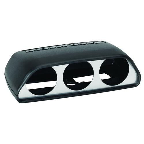 Autometer Gauge Mount, Direct Fit Dash Top, Triple, 2 1/16", Challenger, Mounting Solutions