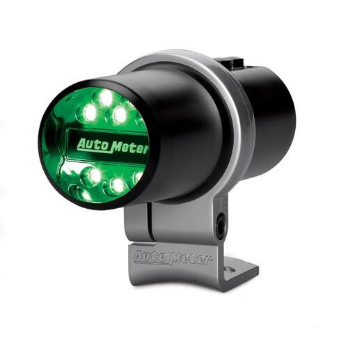 Autometer Indicator Light, Pit Road Speed, Pedestal, Black, Programmable, Accessories