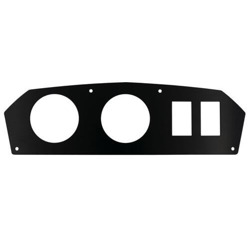 Autometer Gauge & Switch Panel, Direct Fit, 2 Gauge 2-1/16"& 2 Switch, Can-Am Maverick 12-18 & Comma