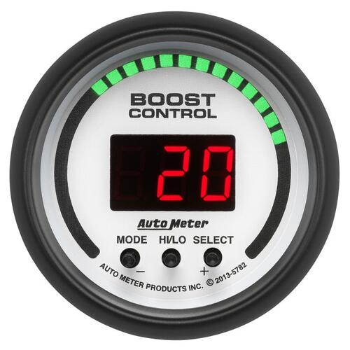 Autometer Gauge, Boost Controller, 2 1/16", 30Inhg-30Psi, Incl. Solenoid, Digital, Phantom, Phantom