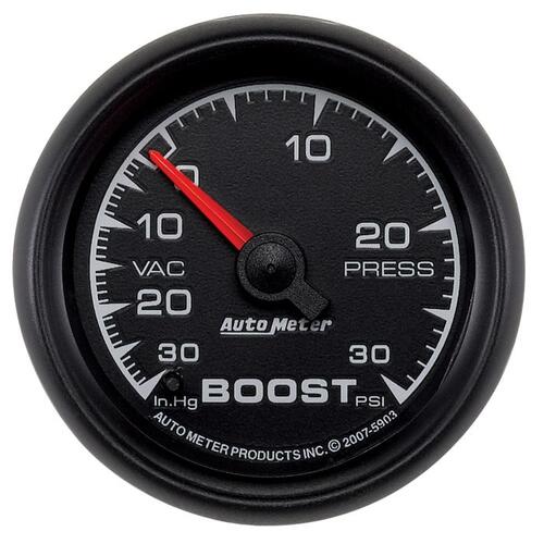 Autometer Gauge, Vac/Boost, 2 1/16", 30Inhg-30Psi, Mechanical, Es, Es