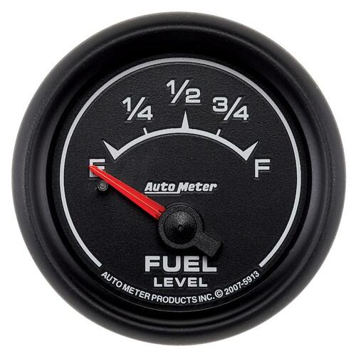 Autometer Gauge, Fuel Level, 2 1/16", 0Ωe To 90Ωf, Elec, Es, Es