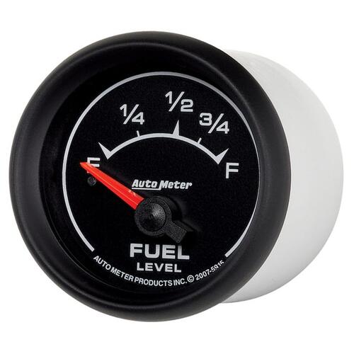 Autometer Gauge, Fuel Level, 2 1/16", 73Ωe To 10Ωf, Elec, Es, Es