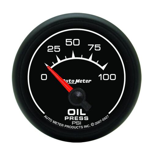 Autometer Gauge, Oil Pressure, 2 1/16", 100Psi, Electric, Es, Es