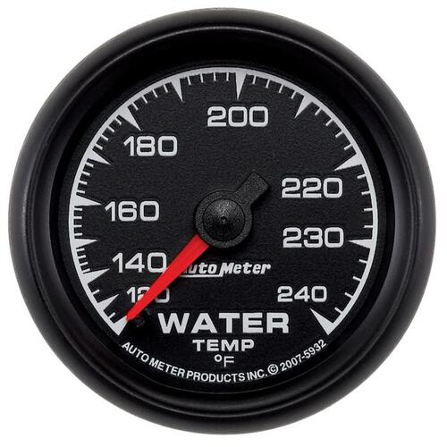 Autometer Gauge, Water Temp, 2 1/16", 120-240ºf, Mechanical, Es, Es