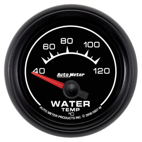 Autometer Gauge, Water Temp, 2 1/16", 40-120ºf, Electric, Es, Es