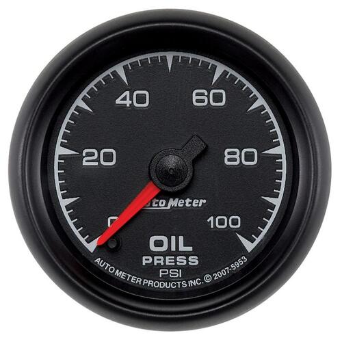 Autometer Gauge, Oil Pressure, 2 1/16", 100Psi, Digital Stepper Motor, Es, Es