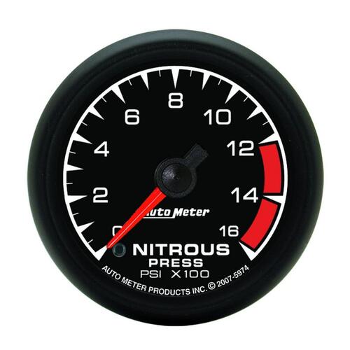 Autometer Gauge, Nitrous Pressure, 2 1/16", 1600Psi, Digital Stepper Motor, Es, Es