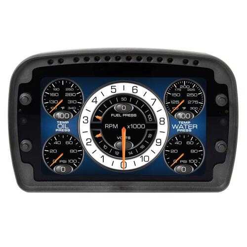 Autometer Racing Instrument Display, Color Lcd, Config, Shift & Alarm Lights, Datalogging, Lcd Displ