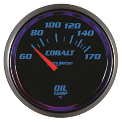Autometer Gauge, Oil Temp, 2 1/16", 60-170ºc, Electric, Cobalt, Cobalt