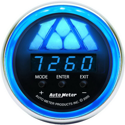 Autometer Gauge, Cobalt, Shift Light, Digital RPM w/ MULTI-COLOR LED LIGHT, DPSS LEVEL 2,