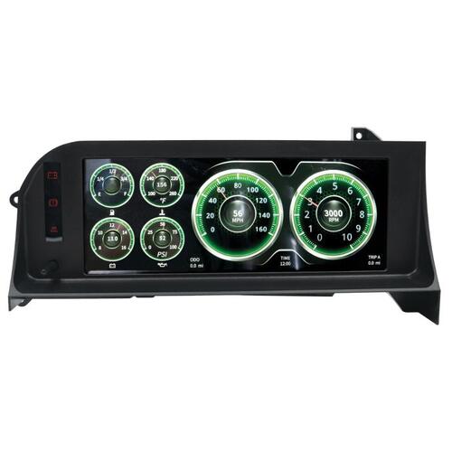 Autometer Digital Instrument Display, 87-93 Ford Mustang Fox Body, Color Lcd, Invision