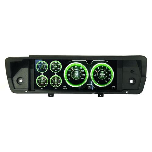 Autometer Digital Instrument Display, 72-76 A-Body, Color Lcd, Invision