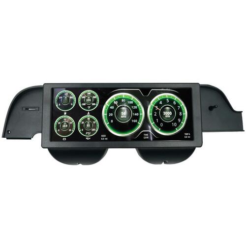 Autometer Digital Instrument Display, 67-68 Mustang, Color Lcd, Invision