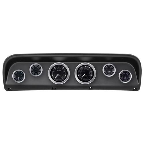 Autometer Direct Fit Dash Kit, Ford Truck 67-72, Tach/Mph/Fuel/Oilp/Wtmp/Volt, Chrono, Chrono