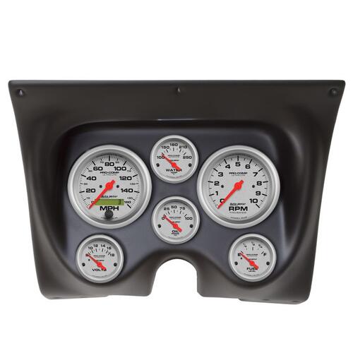Autometer Direct Fit Dash Kit, Camaro/Firebird 67-68, Tach/Mph/Fuel/Oilp/Wtmp/Volt, Ultra-Lite, Ultr