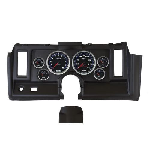 Autometer Direct Fit Dash Kit, Camaro 69, Tach/Mph/Fuel/Oilp/Wtmp/Volt, Cobalt, Cobalt