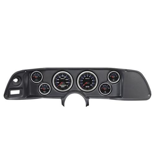 Autometer Direct Fit Dash Kit, Camaro 70-78, Tach/Mph/Fuel/Oilp/Wtmp/Volt, Cobalt, Cobalt