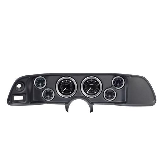 Autometer Direct Fit Dash Kit, Camaro 70-78, Tach/Mph/Fuel/Oilp/Wtmp/Volt, Chrono, Chrono