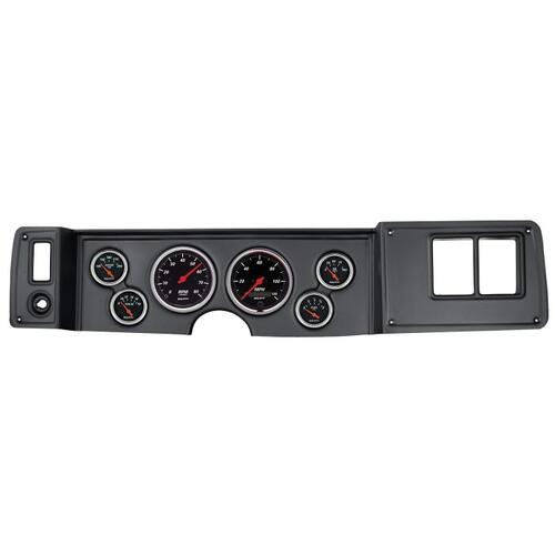 Autometer Direct Fit Dash Kit, Camaro 79-81, Tach/Mph/Fuel/Oilp/Wtmp/Volt, Designer Black, Designer