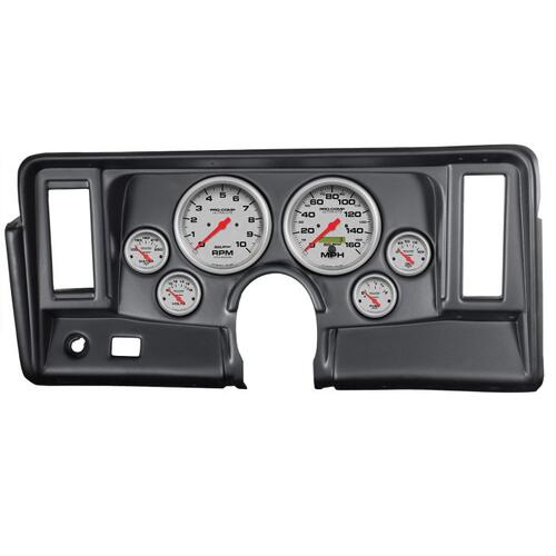 Autometer Direct Fit Dash Kit, Nova 69-76, Tach/Mph/Fuel/Oilp/Wtmp/Volt, Ultra-Lite, Ultra-Lite