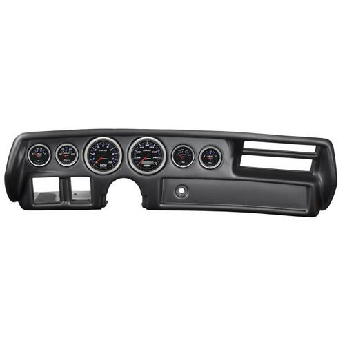 Autometer Direct Fit Dash Kit, Chevelle/Elcamino/Malibu 70-72, Rpm/Mph/Fuel/Oilp/Wtmp/Bat, Cblt, Cob