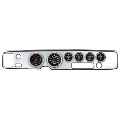 Autometer Direct Fit Dash Kit, Firebird 70-81, Tach/Mph/Fuel/Oilp/Wtmp/Volt, Sport-Comp, Sport-Comp