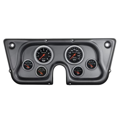 Autometer Direct Fit Dash Kit, Chevy Truck C/K/K5/Subrbn 67-72, Rpm/Mph/Fuel/Oilp/Wtmp/Bat, Sc, Spor