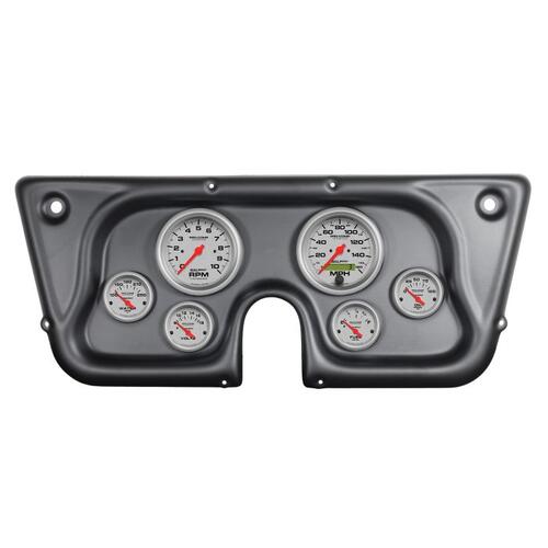 Autometer Direct Fit Dash Kit, Chevy Trk C/K/K5/Subrbn 67-72, Tach/Mph/Fuel/Oilp/Wtmp/Volt, Ul, Ultr