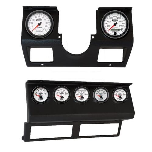 Autometer Direct Fit Dash Kit, Wrangler (Yj) 87-96, Tach/Mph/Fuel/Oilp/Wtmp/Volt/Trans, Phantom Ii,